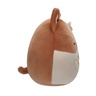 Squishmallows plišana igračka 20 cm Regina, smeđe-bijeli korgi s cvijetom