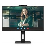 AOC Q27P3CW, 27" QHD IPS, 100Hz, 4ms, 2x HDMI 1.4, 1x DisplayPort 1.2, 1x USB-C 90W, 1x RJ45, webcam, monitor