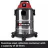 EINHELL usisavač suho/mokro TC-VC 2045 S, 900 W, 180 mbar, spremnik 20 L