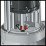 EINHELL potopna pumpa za nečistu vodu GC-DP 1035 N ECO PLUS, 700 W, 19000 L/h, 0.8 bar