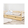Drveni dječji krevet Karo Z - svijetlo drvo - 200x90 cm - Bez ladice