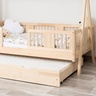 Drveni dječji krevet Luna Tipi - svijetlo drvo - 200x90 cm - Dodatni krevet