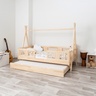 Drveni dječji krevet Luna Tipi - svijetlo drvo - 200x90 cm - Dodatni krevet