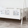 Drveni dječji krevet Luna Tipi - bijeli - 180x90 cm - Bez ladice