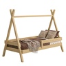 Drveni dječji krevet Tipi Plus - svijetlo drvo - 160x80 cm