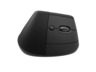Logitech Lift Vertical Business, USB/Bluetooth, bežični miš, crni (910-006494)