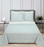 Essenza Sleep posteljina Lancun Mare, 240x280 + 240x260 + 2x60x80 cm, pruge plave