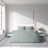 Essenza Sleep posteljina Geometric Line, 200x200 cm, mint/krug