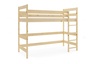 Drveni dječji povišeni krevet Antresola - 200x90 cm - svijetlo drvo
