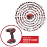 EINHELL Professional aku udarna bušilica u setu TP-CD 18/60 Li-i BL + 1x2,0 Ah