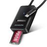 Axagon ADM2-CM adapter za M.2 NVMe & SATA SSD, USB-C