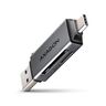 Axagon CRE-DAC čitač SD kartica, USB-A/USB-C, SD/microSD