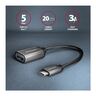 Axagon RUCM-AFAC adapter, USB-C na USB-A, 0.2m, crna