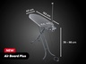 Leifheit Air Board M Black Plus daska za glačanje, 120 x 38 cm
