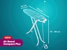 Leifheit Air Board M Compact Plus daska za glačanje, 120 x 38 cm