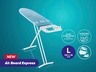 Leifheit Air Board Express L Solid daska za glačanje, 130 x 38 cm