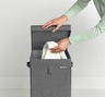 Brabantia kutija za rublje nasloživa, 35 l, crna