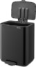 Brabantia Bo kanta s pedalom, 12 l, mat crna