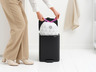 Brabantia Bo kanta s pedalom, 12 l, mat crna