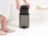 Brabantia Bo kanta s pedalom, 4 l, platina