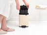 Brabantia Bo kanta s pedalom, 4 l, bež
