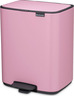 Brabantia Bo kanta s pedalom, 12 l, roza