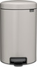 Brabantia NewIcon kanta s pedalom, 12 l, siva