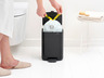 Brabantia Bo kanta s pedalom, 4 l, mat crna
