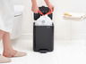 Brabantia Bo kanta s pedalom, 7 l, mat crna