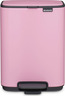 Brabantia Bo kanta s pedalom, 4 l, roza