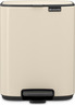 Brabantia Bo kanta s pedalom, 7 l, bež