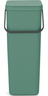 Brabantia Sort & Go kanta za recikliranje, 40 l, zelena