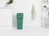 Brabantia Sort & Go kanta za recikliranje, 40 l, zelena