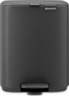 Brabantia Bo kanta s pedalom, 7 l, mineralna siva