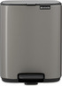 Brabantia Bo kanta s pedalom, 7 l, platina