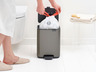Brabantia Bo kanta s pedalom, 7 l, platina