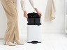 Brabantia Bo kanta s pedalom, 12 l, bijela
