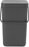 Brabantia Sort & Go koš za otpad, 25 l, siva