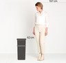 Brabantia Sort & Go koš za otpad, 40 l, bež