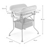 Kinderkraft Bubbly sklopivi stol za prematanje s kadicom, Grey