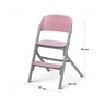 Kinderkraft hranilica LIVY bez pladnja, Pink