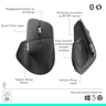 Logitech MX Master 4, bežični miš, crni (910-007562)