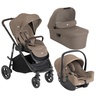 Joie kolica 3u1 Versatrax + košara Ramble XL + autosjedalica i-Snug2 - Cashew