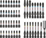 BOSCH Professional set bitova izvijača PRO Impact, 48 kom