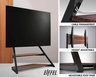 FITUEYES Eiffel FT100 TV stalak, orah