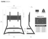 FITUEYES Eiffel FT100 TV stalak, orah