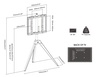 FITUEYES Picasso FT65 TV stalak, javor