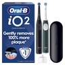 Oral-B električna četkica iO Series, duopack, crna/zelena
