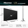 Hisense 116" RGB-MiniLED TV 116UXQ, 4K Ultra HD, VIDAA Smart, Hi-View AI Engine, 165Hz Game Mode Ultra