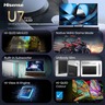 Hisense 55" ULED MiniLED TV 55U7SE,  4K Ultra HD, VIDAA Smart, Hi-View AI Engine Pro, 144Hz Game Mode